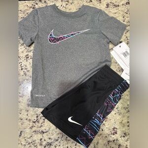 Nike boys short set nwt